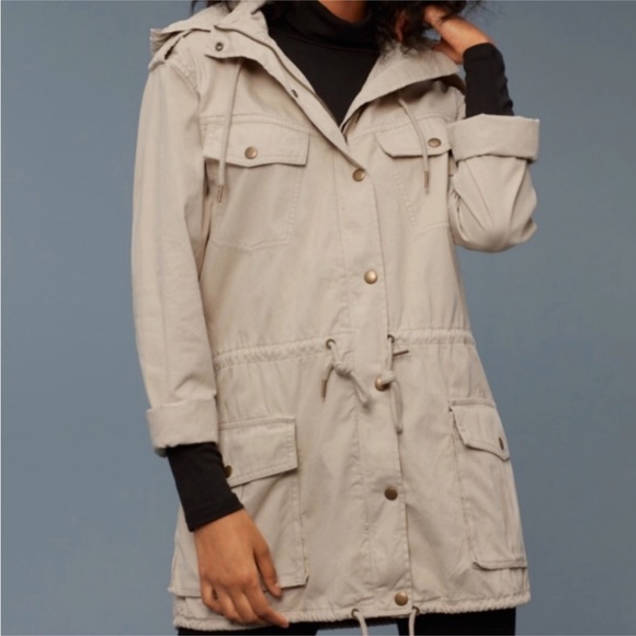 Aritzia Talula Military Tan Utility Jacket - Picture 2 of 14